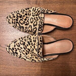 Halogen Leopard Print Mules.